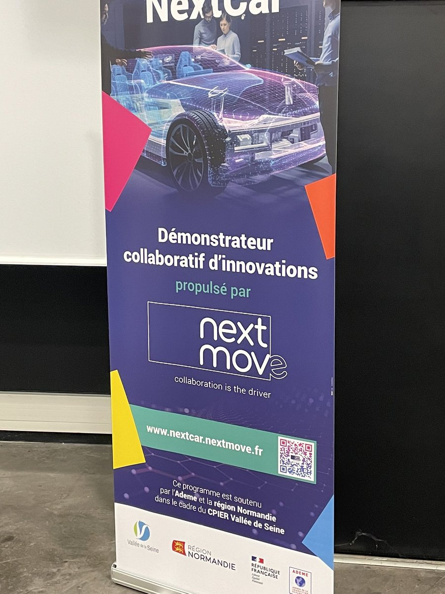 🔵 en direct de la Présentation officielle du démonstrateur collaboratif #NextCar porté par @NextMoveCluster
