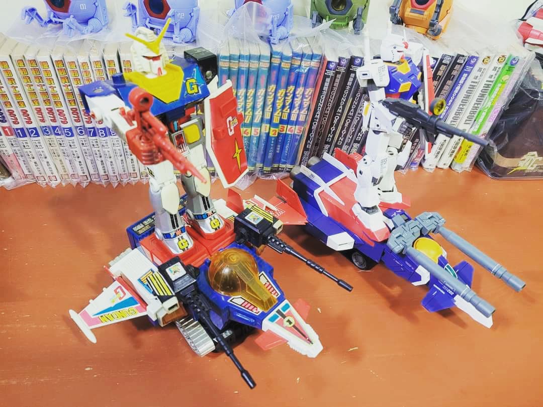 boom_hobby's tweet photo. 執開嘢攞出嚟玩🤖原來咁樣對比都幾過癮😆
#ガンダム
#機動戦士
#Gundam
#高達
#G��甲
#GArmor
#Gアーマー
#G戰機
#Gfigther
#Gファイタクー
#超合金
#chogokin
*純資訊分享 https://t.co/QmZ5ECuOOL
