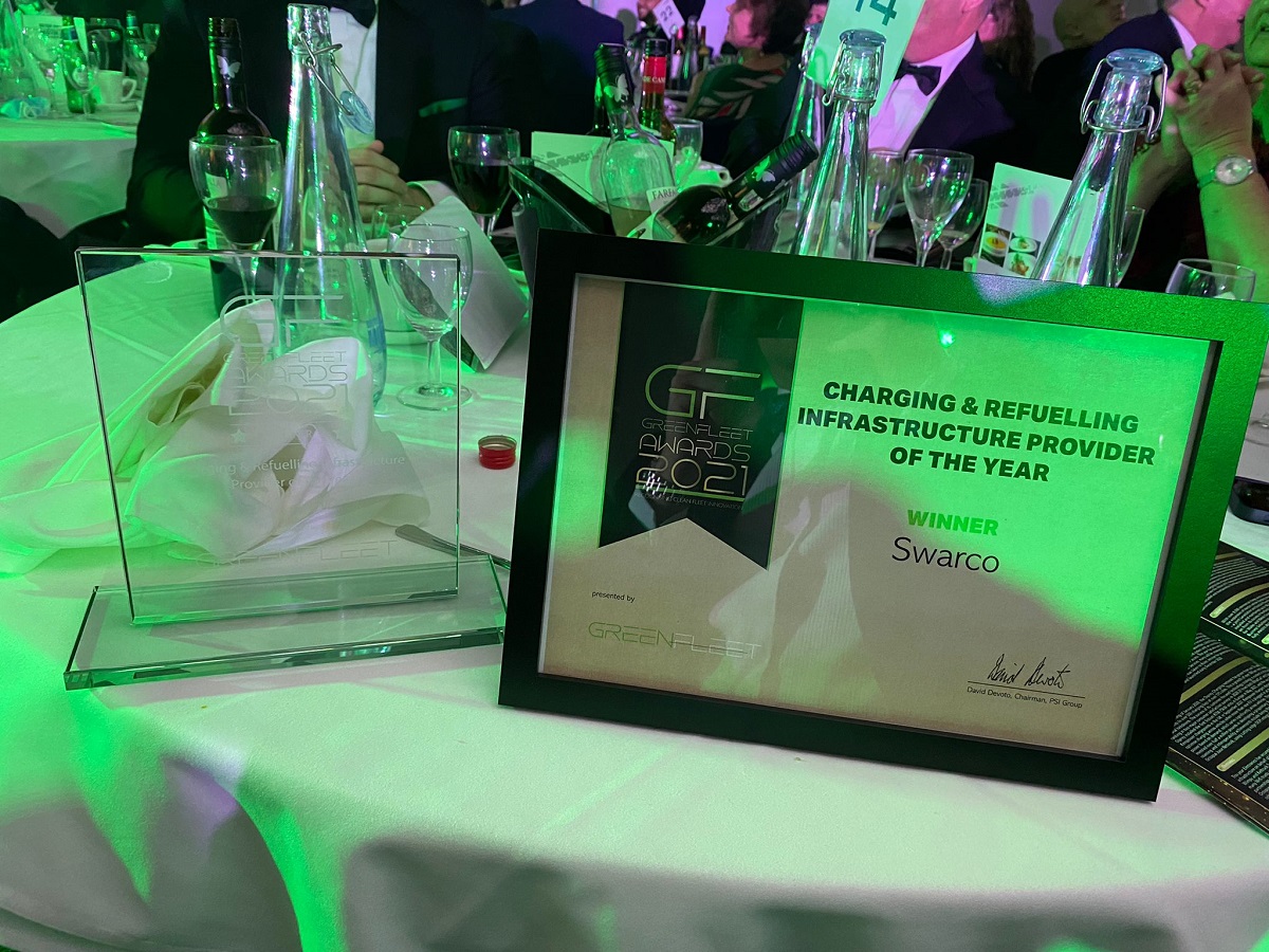EvoltNetwork's tweet photo. Last night, our Smart Charging team attended the @GreenFleetNews awards in Warwick and are thrilled to announce that we won the award for Charging &amp; Refuelling Infrastructure Provider of the Year! Well done team. https://t.co/CCVXv0WDOx