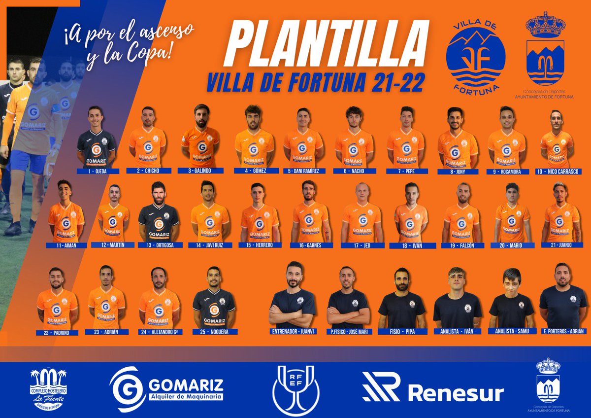 ⚽️ Ahora mismo ya sois inolvidables…pero esta noche podéis convertiros en ETERNOS.

¡Vamos Villa de Fortuna! 

¡Grandes!