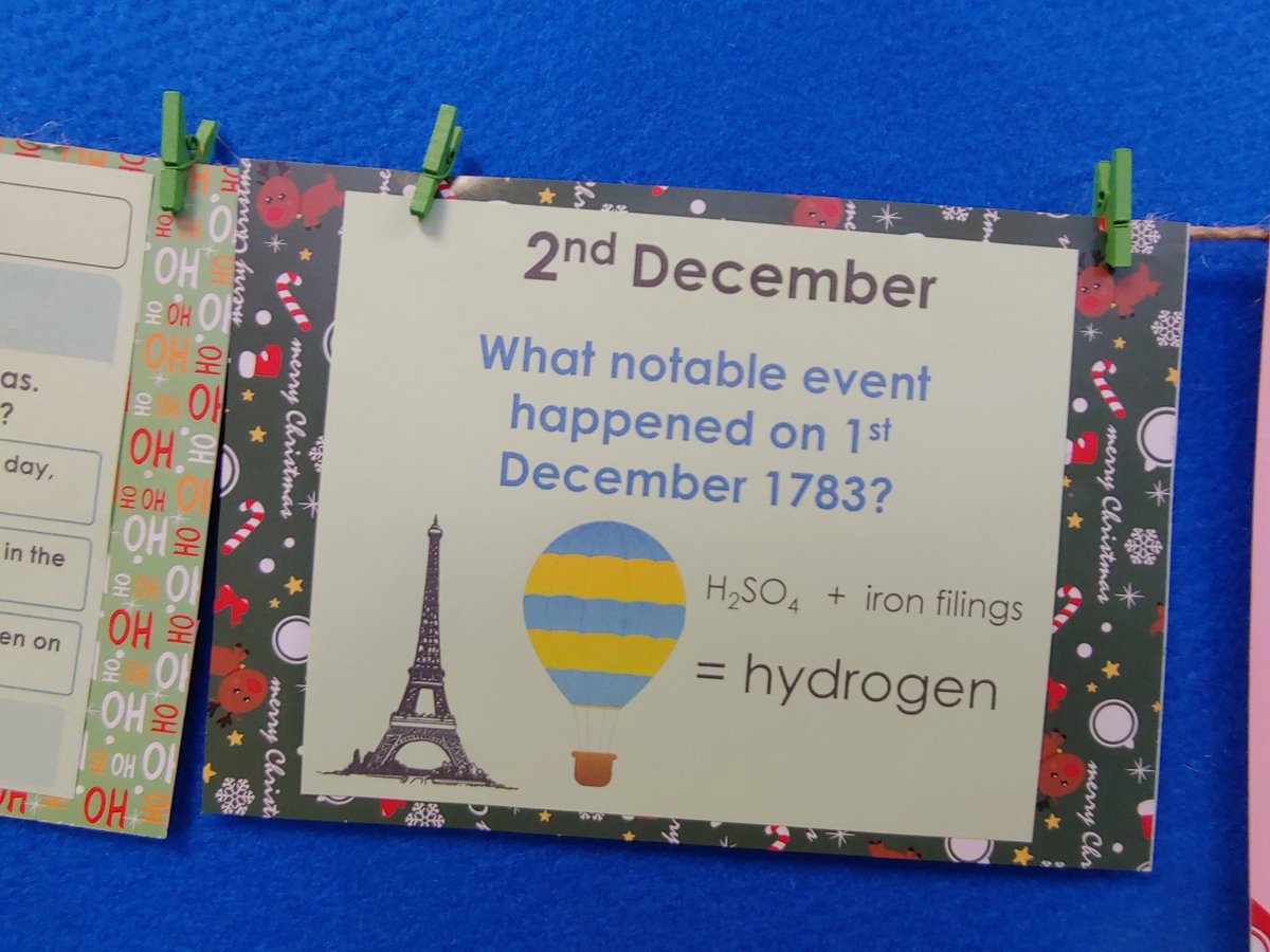 Science_CHS's tweet image. #scienceadvent today is day 2 - what is the notable event? Share with you science teacher for some merits. #WeAreCalder #science