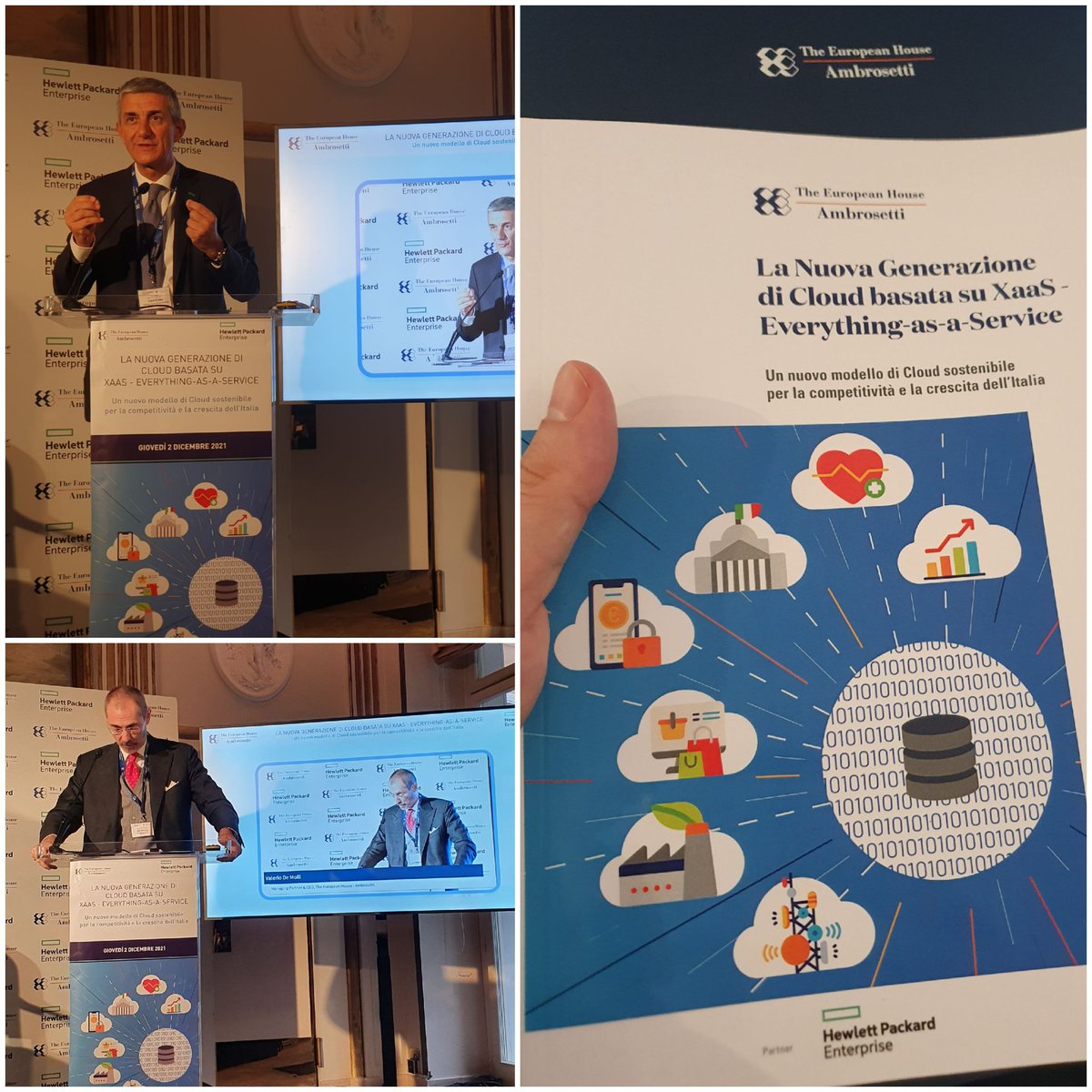 Oggi #HPE e #Ambrosetti presentano lo studio per comprendere e analizzare il contributo differenziale del modello #ClouddiNuovaGenerazione nell accompagnare la #trasformazionedigitale della #PubblicaAmministrazione e lo sviluppo del sistema paese. #WeAreHpe #CloudGreenLake
