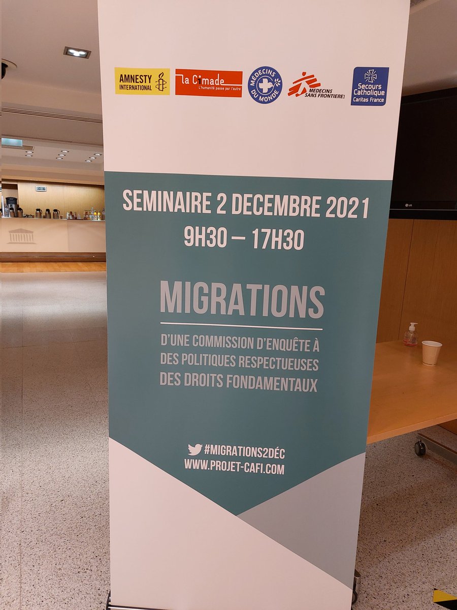 DeputeeBPetelle's tweet photo. J'interviens lors du colloque #Migrations2dec organisé par @lacimade @MdM_France @amnestyfrance @caritasfrance. J' ai partagé ma contribution au rapport d'enquête de la Commission d'enquête Migrations https://t.co/qhryTjb5UL