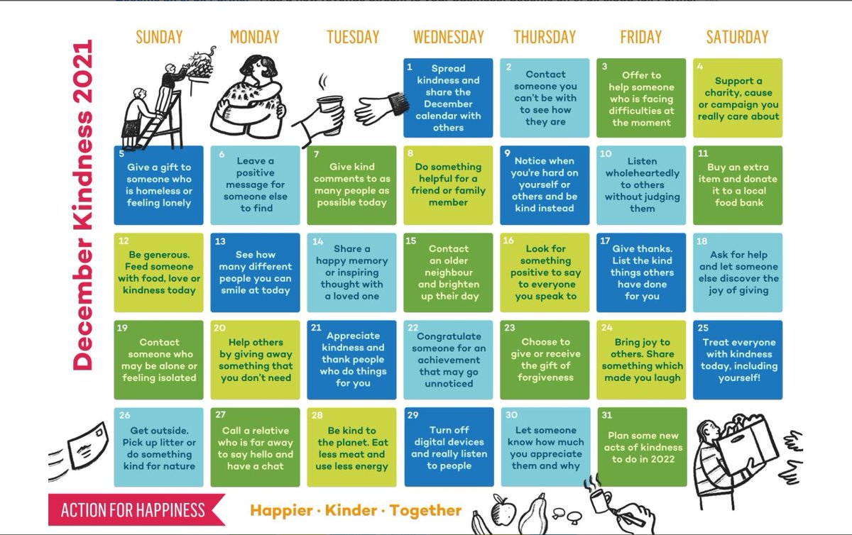 risual's tweet photo. What have you got planned for December? 🎅

Here's the Do Good December we use from #ActionforHappiness 🫂

#Wellbeing #MentalHealthMatters #EmployeeMatters https://t.co/5M4cwXAygr