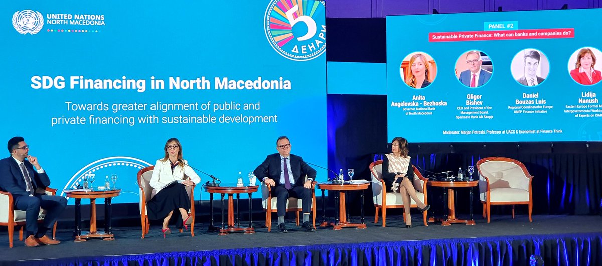 "Sustainable Private Financing: What can banks and companies do?" <a href="/1UN_MK/">UN North Macedonia 🇺🇳</a>

Macedonian channel: youtube.com/watch?v=DWRLnR…
Albanian channel: youtube.com/watch?v=xpdu0s…
English channel: youtube.com/watch?v=S3ReFx…