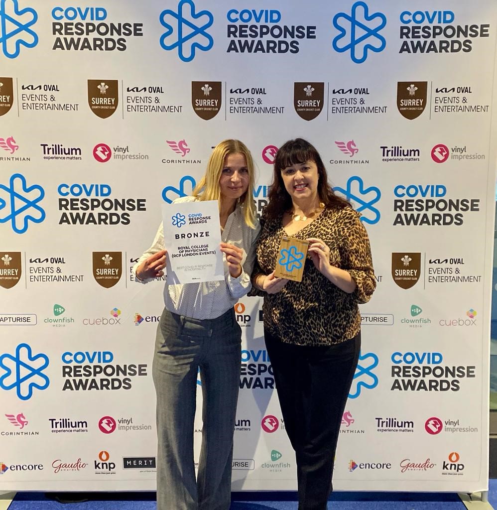 RCPVenue's tweet image. November was a very exciting month for our venue, which scooped two bronze awards at the #LVCA21 and the #CovidResponseAwards 🥉🥉

Both awards are a great end to a challenging 18 months for our venue.

Read our blog 👉 rcpevents.co.uk/news/double-aw… 

#RCPLondonEvents #EventProfs