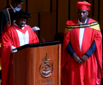 UnisaCSET's tweet photo. Celebrations continue at #CSET, as more Doctoral and Masters degrees are conferred. Congratulations to all of our incumbent Philosophiae Doctors and MSc graduates, for making  new and significant contributions to the body of knowledge 🎊🎊🎊
#UNISAGraduations
#2021UnisaGrads https://t.co/VVowAe1ygu