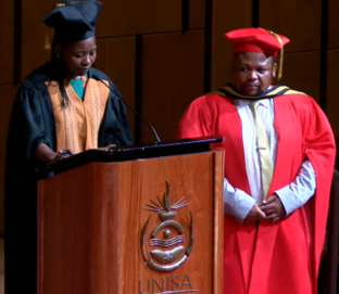 UnisaCSET's tweet photo. Celebrations continue at #CSET, as more Doctoral and Masters degrees are conferred. Congratulations to all of our incumbent Philosophiae Doctors and MSc graduates, for making  new and significant contributions to the body of knowledge 🎊🎊🎊
#UNISAGraduations
#2021UnisaGrads https://t.co/VVowAe1ygu