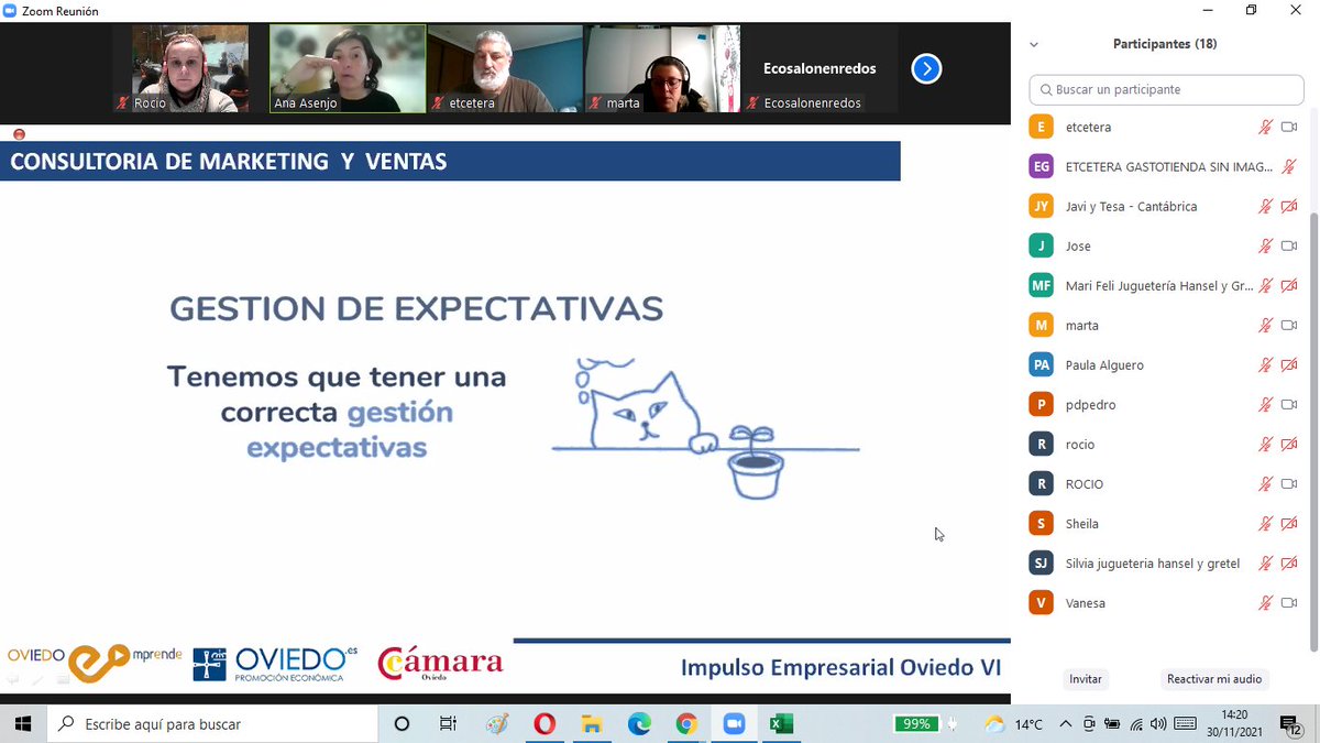 Cámara de Comercio de Oviedo (@camaraoviedo) on Twitter photo ¡Ya estamos en el ecuador de Impulso!
Seguimos trabajando con las empresas en su redefinición y mejora estratégica, esta semana en el área de marketing y ventas que nos ayuden a mejorar y ser más rentables.
Organiza <a href="/OviedoEmprende/">Oviedo Emprende</a> con <a href="/CamaraOviedo/">Cámara de Comercio de Oviedo</a> <a href="/TaludEria/">Espacio Talud Eria</a> #creoenoviedo ¡Ya estamos en el ecuador de Impulso!
Seguimos trabajando con las empresas en su redefinición y mejora estratégica, esta semana en el área de marketing y ventas que nos ayuden a mejorar y ser más rentables.
Organiza <a href="/OviedoEmprende/">Oviedo Emprende</a> con <a href="/CamaraOviedo/">Cámara de Comercio de Oviedo</a> <a href="/TaludEria/">Espacio Talud Eria</a> #creoenoviedo