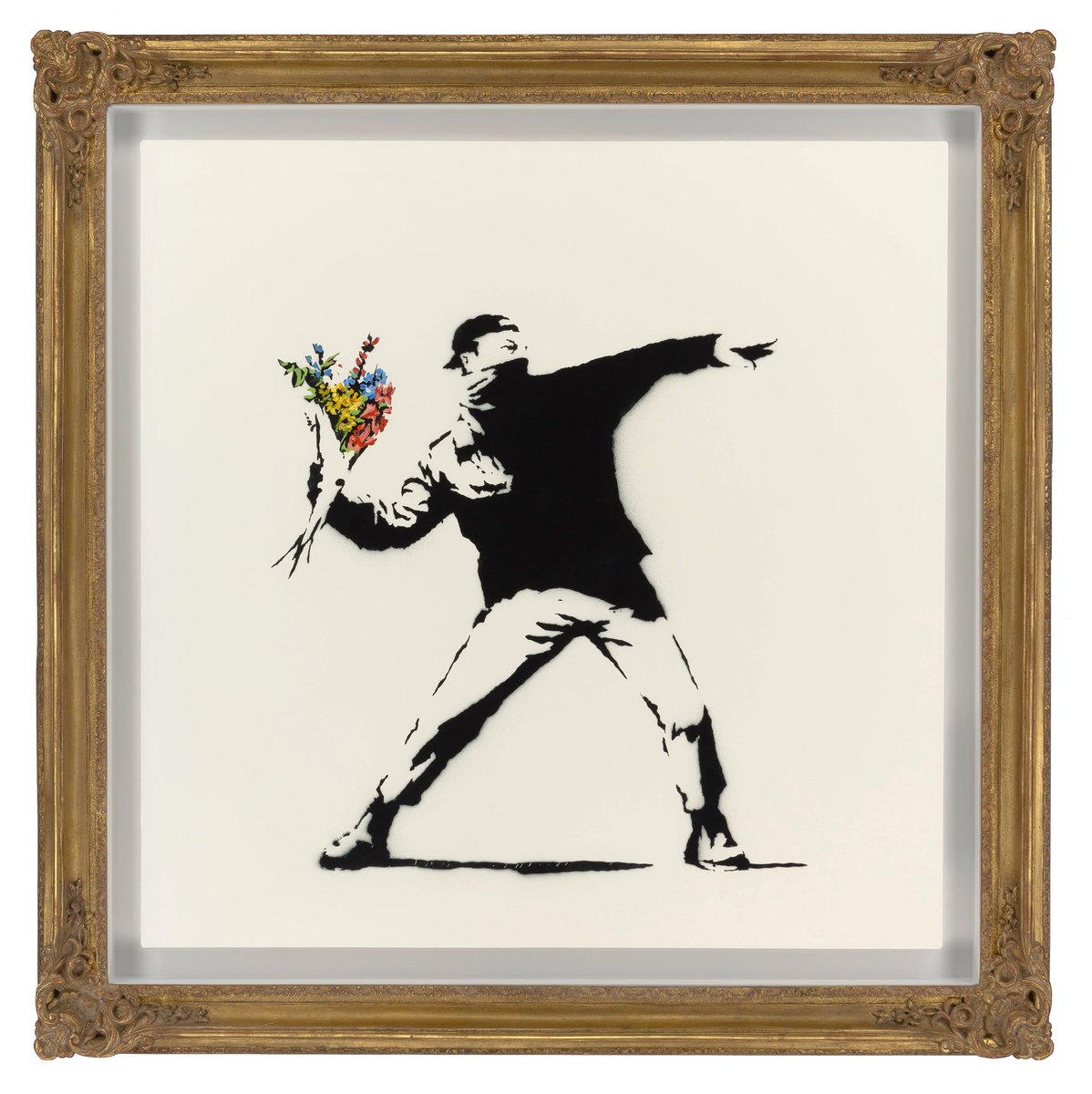 NathanHeadPhoto's tweet photo. Banksy’s ‘Love Is in the Air’ artwork is to be fractionalised into 10,000 NFTs and offered for roughly $1500 each on January 10th 2022. https://t.co/LF3fVqepcN