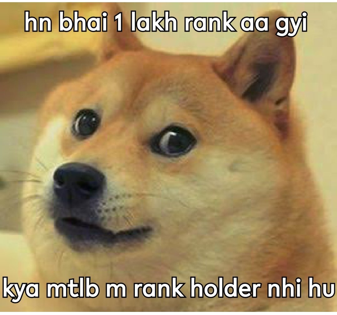 chir4g_'s tweet photo. Sirf topper ko hi rank holder kyu bolte h..rank to sbki aati h.batao? https://t.co/4t4aBnlzsX