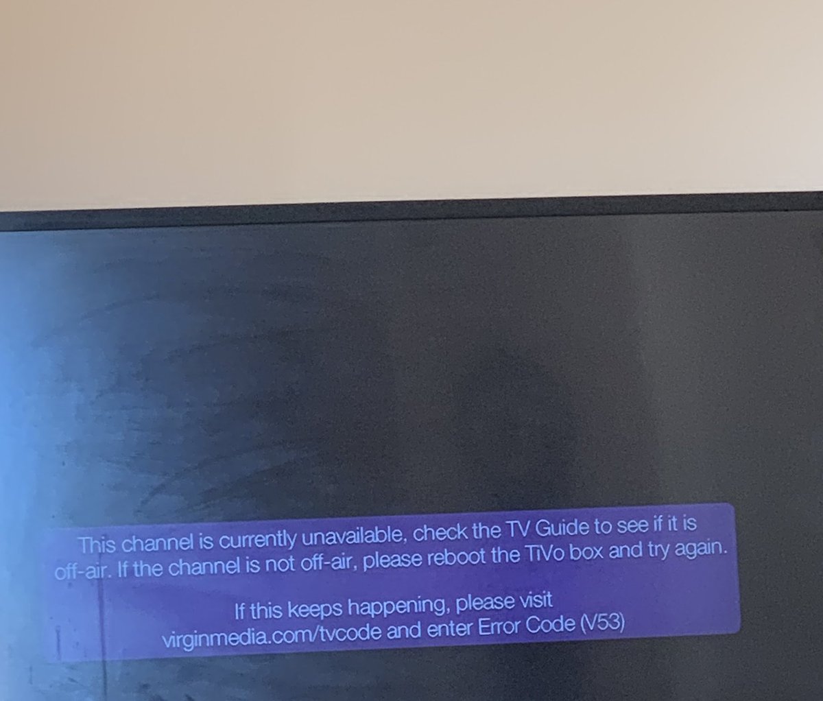 V1SHAL82's tweet photo. @virginmedia Can you kindly provide an update please #virginmedia #v53 #virginmediadown #whatsgoingon https://t.co/tHQDmU0Zud