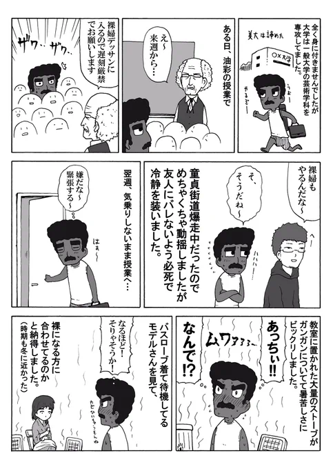初めて裸婦デッサンした思い出 