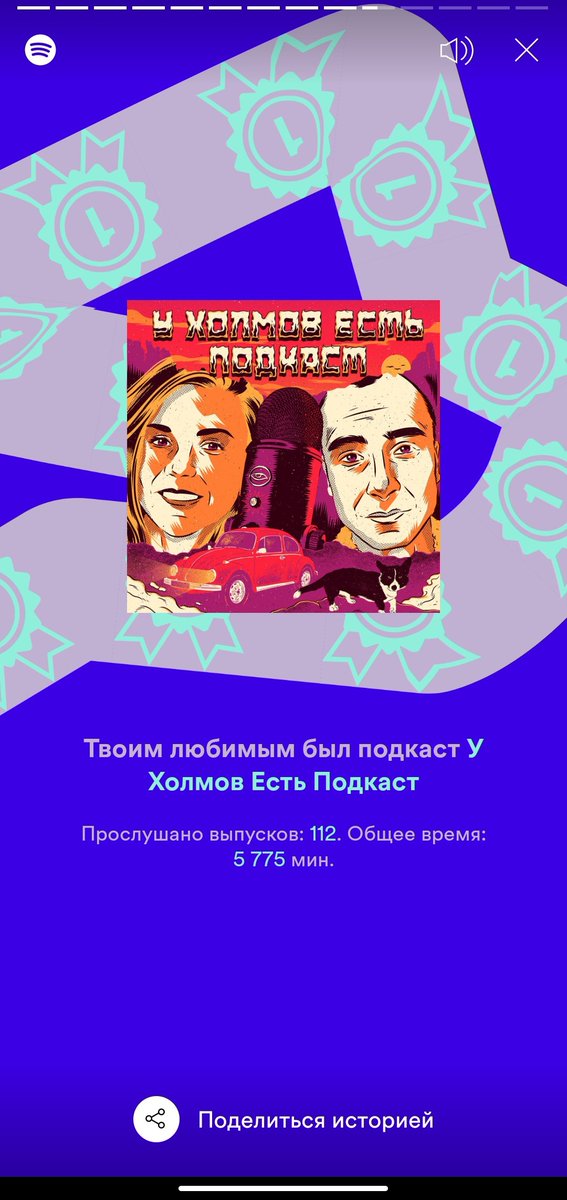 tonylamur's tweet photo. У Холмов Есть Подкаст — мой любимый подкаст 2021-го. Спасибо, что был со мной весь год в @Spotify! #SpotifyWrapped #ухолмовестьподкаст @uholmov  https://t.co/QxAMWMrRdG https://t.co/ib8fCgospT