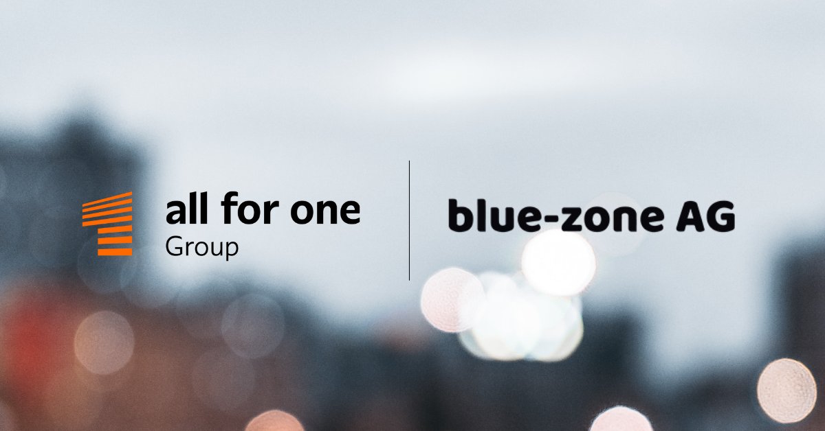 AllforOneGroup's tweet photo. Welcome @ All for One Group! Wir freuen uns über die Partnerschaft mit @bluezoneAG und erweitern gemeinsam mit dem Spezialisten für Cloud & Mobile Computing das Customer Experience Angebot innerhalb unserer Gruppe! Jetzt mehr erfahren: https://t.co/zvZVWGYscC #AllforOneGroup https://t.co/tnhB3RGqjI