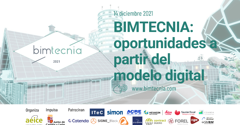 bimtecnia's tweet photo. El #ModeloDigital nos ofrece #oportunidades de desarrollos futuros en el sector #hábitat que van más allá del #BIM ¿quieres conocerlos? ¡te esperamos en #BIMTECNIA2021!
📅 14 #diciembre
🕘 9-19h
📍 #Valladolid
ℹ️ ✍️ https://t.co/gUfgocbU6r
Organiza @ClusterAeice
Impulsa @jcyl https://t.co/FgpVm6Qx6P