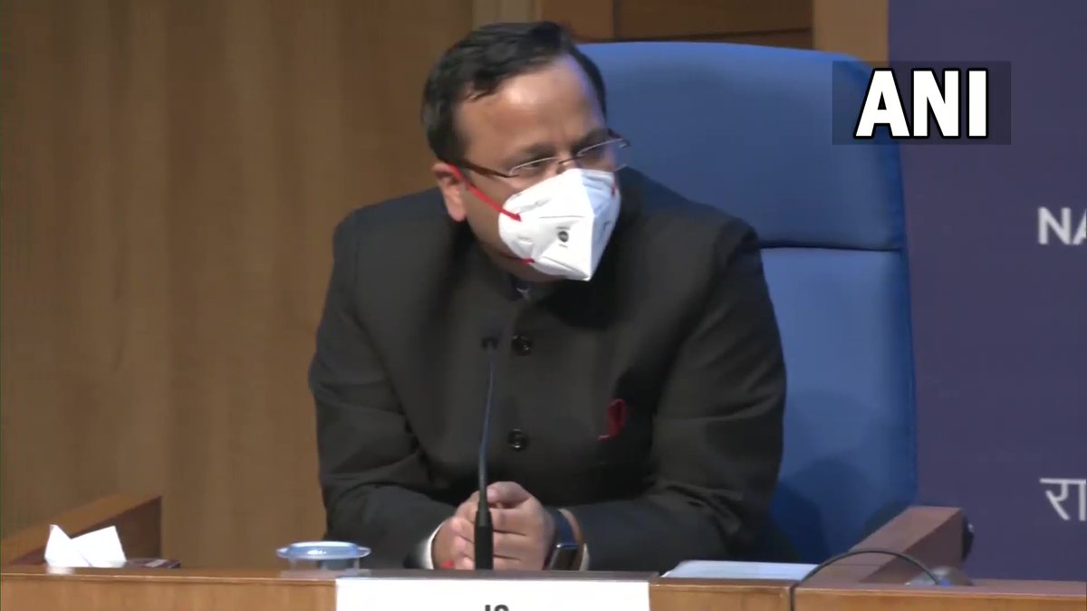 ANI's tweet photo. All #Omicron related cases are found to have mild symptoms so far...In all such cases in the country and across the world so far, no severe symptom has been noted. WHO has said that its emerging evidence is being studied: Lav Agarwal, Joint Secretary, Union Health Ministry https://t.co/7cfCAwHRt0