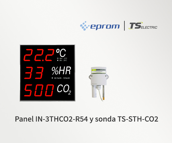 EpromSA's tweet photo. Controlar los niveles de #CO2 en interiores es vital para crear entornos saludables, más en tiempos de #COVID19. Con sondas y paneles como los de #TSElectric podemos conocer la calidad del aire y adoptar medidas para mejorarla. Conoce todas las ventajas: https://t.co/3FDQDYgPaE https://t.co/lWHMaZX9yl