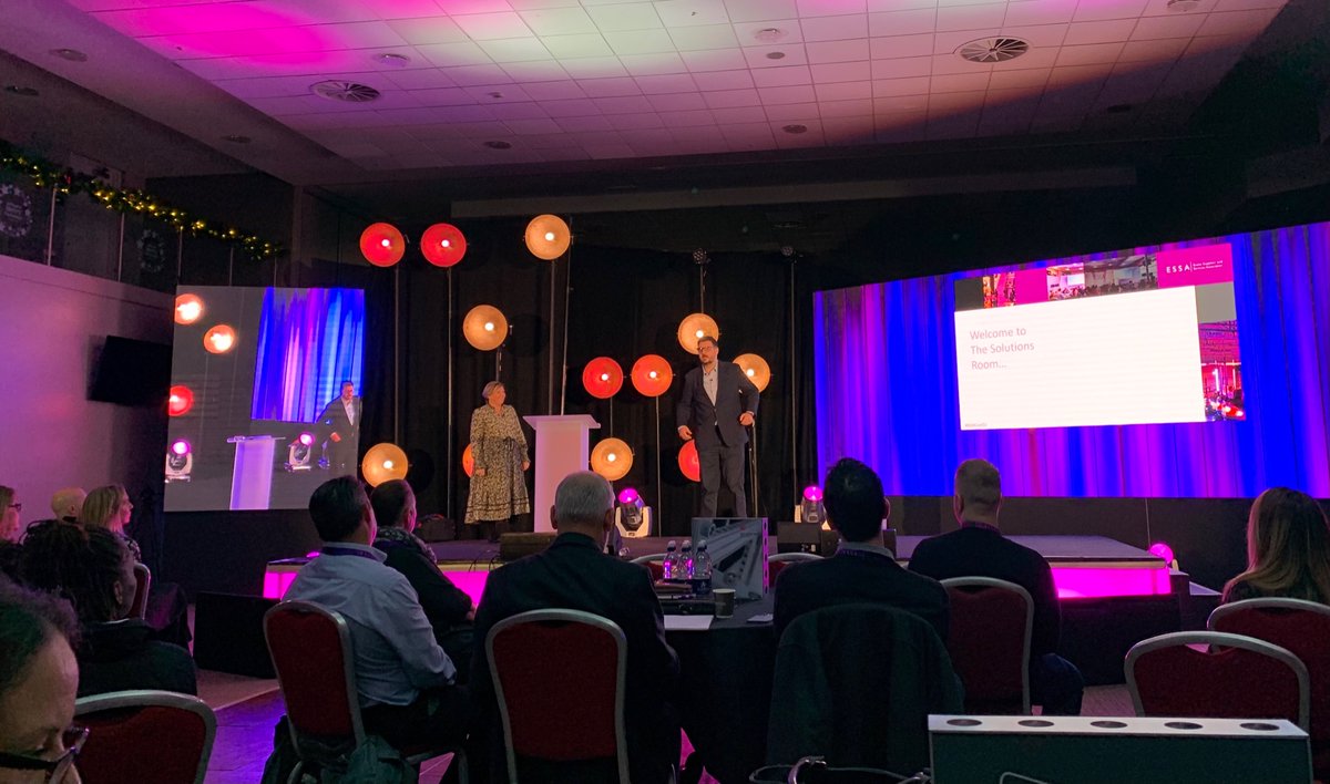 ESSAnews's tweet photo. Next up: SOLUTIONS ROOM. We return to this highly rated session where we spend time as a community facing up to and sharing challenges &amp; opportunities we &amp; the industry face in order to find solutions #essaconference #eventprofs https://t.co/WxoLgThgPM
