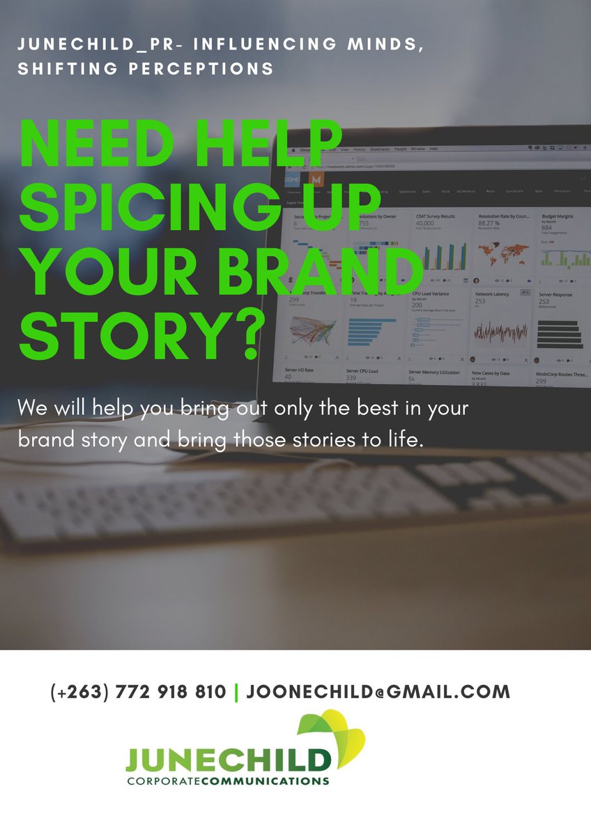junechildPR's tweet photo. We are inspired about what clear &amp; honest audience focused messaging can do for brands. Let us help you capture the true spirit of your organization. #PRConsultancy #Agency #Zimbabwe #Harare @ramagiya @POVOAfrika @SustainZimbabwe https://t.co/xWJy4rsfSe