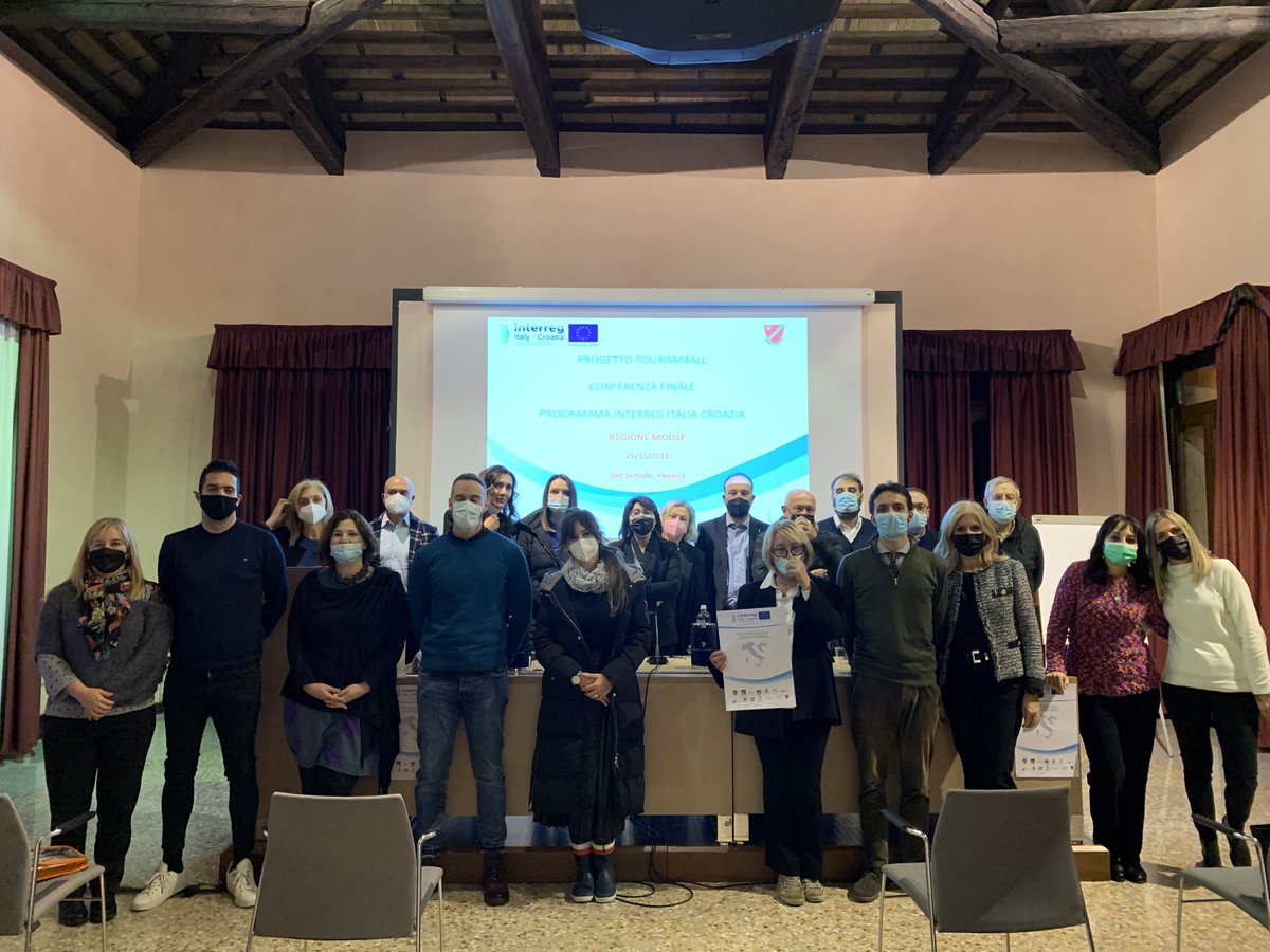 Accessible tourism – a democratic right of all
The final conference of the Tourism4All project, implemented as a part of the Italy-Croatia Interreg Programme, was held on 25th November 2021 on the island of San Servolo, Venice. italy-croatia.eu/web/tourismfor…