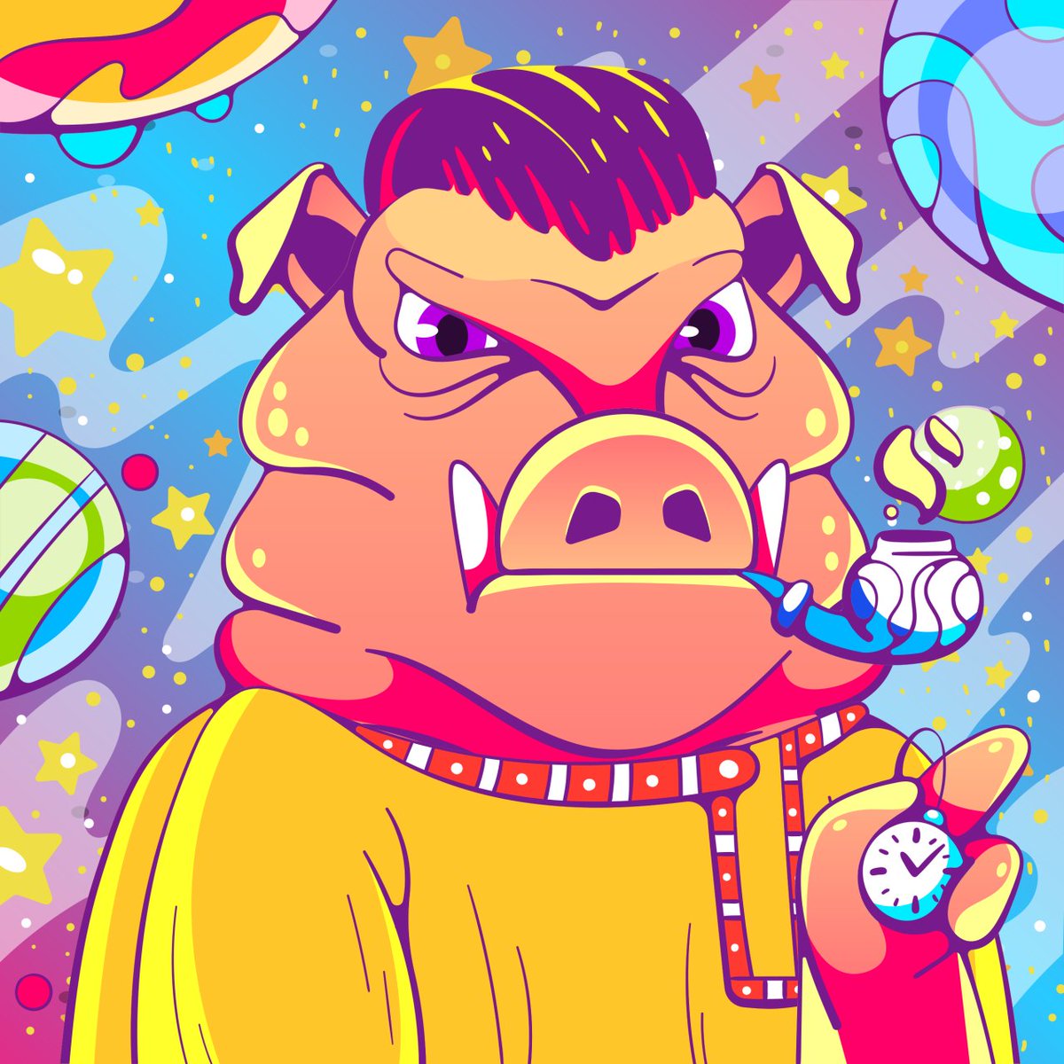 it's a perfect day to chill among the planets

#NFTCommunity #PiggyCrewNFT