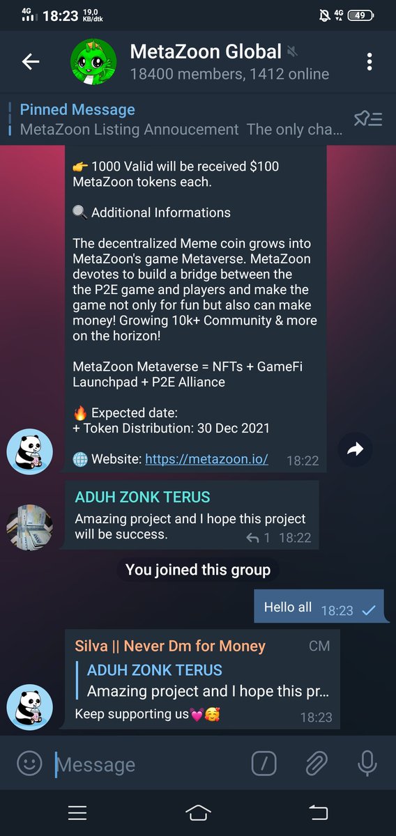 EnakGlory's tweet photo. @metazoon_io Done
#MetaZoon
0x119f01a305114CF7D1b2B857a673769cdC35f4aB
My tg username @Gefidiyanto
My fb: @vict_jan https://t.co/VzMOppuZUE