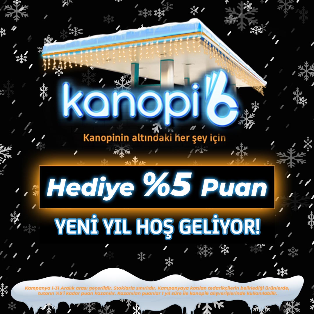 kanopi6com's tweet photo. Yeni Yıl Hoş Geliyor🌲
Kanopi6'da Hediye %5 Puan!

Kampanya 1-31 Aralık arası geçerlidir. Stoklarla sınırlıdır. Kampanyaya katılan tedarikçilerin belirlediği ürünlerde, tutarın %5'i kadar puan kazanılır. Kazanılan puanlar 1 yıl süre ile kanopi6 alışverişlerinde kullanılabilir. https://t.co/B535Jm6a7a