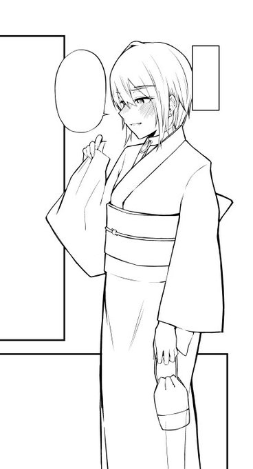 これはネームを描いているはずだったのにいつの間にか線画になっていた夕華です 