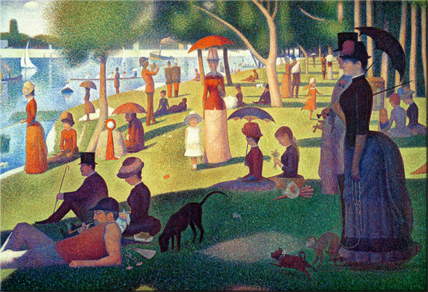 ArtPunksNFT's tweet photo. Good morning ☕️

What a day google reminds us about great french post-Impressionist artist - Georges Pierre Seurat. Ofcourse in our collection we could not skip such a great painter

We show below an ArtPunk example and his beautiful painting 🧐

Have a good day fam🙂

#NFT🤝#art https://t.co/L4s4UAuq8f