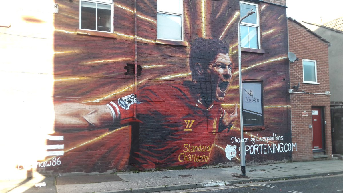What an amazing mural on Hawkesworth Street in Anfield