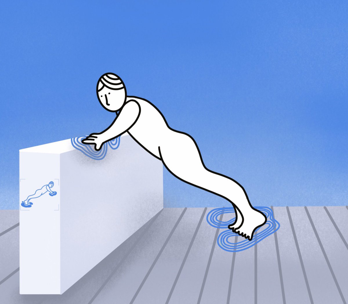 IteuilS's tweet photo. Voici donc la première proposition de Léopoldine dans le cadre de #alis #projet3 :
Des stations d’empreintes :
#design #inclusif #sport https://t.co/6m7mxIogCw