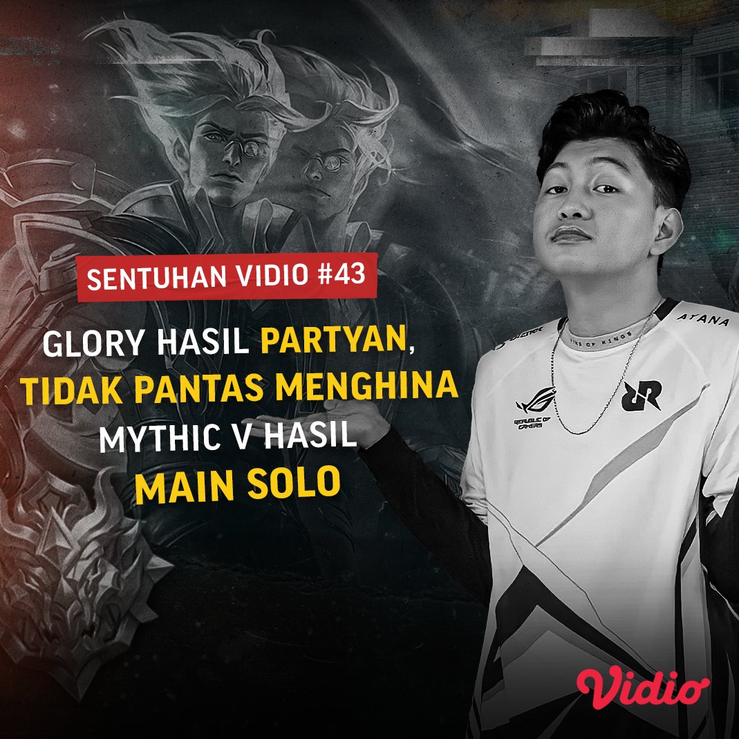 vidio's tweet photo. Begitukah? 🤔
Tag orangnya!
#VidioEsports #esports #MobileLegend #SemuaAdaDividio #mobilelegendsindonesia #mobilelegendsbangbang #mlbb #mobilelegendswtf #mobilegame #mobilelegendsindo #mobilelegendsgame #mobilelegendstoday #mlbbindonesia #mlbbcosplay #mlbbmoments #mlbbhighlight https://t.co/UaTW7nhDa5