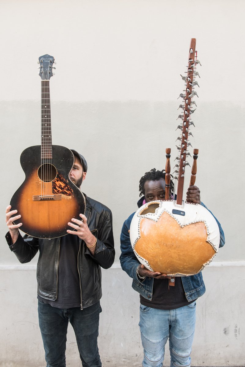 TunedInLDN's tweet photo. Our final gig of 2021: Touki, made up of @amadiagne &amp; @cocoringo, accompanied by #MariusPibarot, play at @Lontoonkirkko Wed 8th Dec 7pm: kora, guitar, banjo and more, West, East Africa, US, France... many influences &amp; rhythms. Join us. Tickets: https://t.co/9dO8FKkCBF https://t.co/zn0EJl7oSy