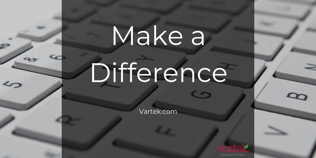 Vartek takes pride in helping support schools, educators and students. Find a #techjob that positively impacts the future. Learn more here: vartek.com/careers/ #jobopportunity #joinourteam #nowhiring #ITjobs #K12