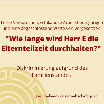 LRSozial's tweet photo. "Wie lange wird Herr E. die Elternzeit durchhalten?" 

Alle Infos zum Projekt "Parents at Work": https://t.co/1yXkh7sVxr

GAW: https://t.co/ojNE9lNfBA

Wege zur Gleichbehandlung (GAW auf Instagram): https://t.co/njaunW8xfY https://t.co/6qJ5zfSWZ9
