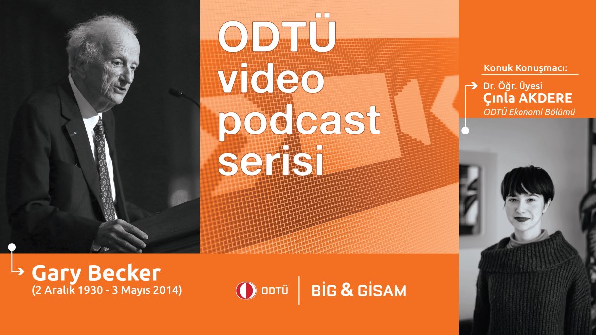 METU_ODTU's tweet photo. Doğum günün kutlu olsun #GaryBecker!🧁 ODTÜ Bilim İletişimi Grubu dünyaca ünlü bilim insanlarının doğum günlerini videocast serisiyle 🎙 kutlamaya devam ediyor. İktisat Bölümü öğretim üyemiz Dr.  Çınla Akdere bizim için #Becker'ı anlattı. 👉 https://t.co/x8GGAnjatI #ODTÜ #METU https://t.co/YWiaJ6DMWU