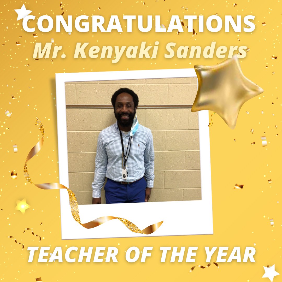 BhamCitySchools's tweet image. Congratulations to 4th grade instructor Mr. Kenyaki Sanders for being recognized as Central Park's Teacher of the Year! Thank you for your dedication to our scholars. #bcsstrong #cppride