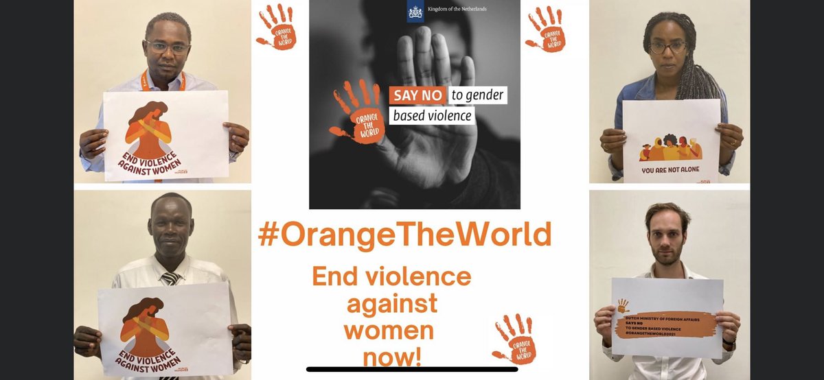 Also @NLinSudan stands up to end violence against women now #orangetheworld #NLagainstGBV