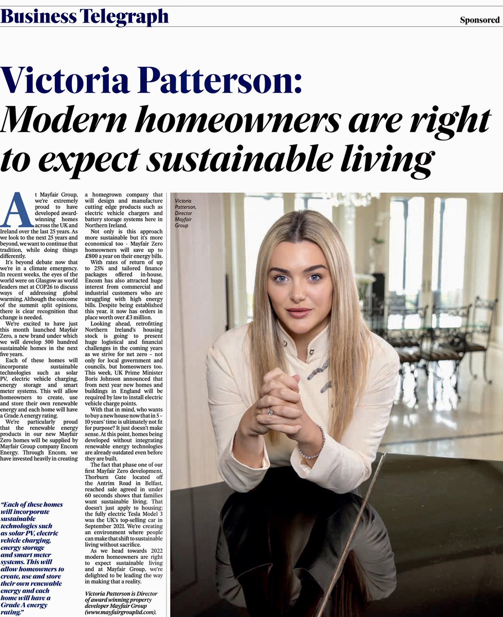 ‘’Last week, UK Prime Minister Boris Johnson announced that from next year new homes and buildings in England will be required by law to install electric vehicle charge points.
With that in mind, who wants to buy a new house now that in 5– 10 years’ <a href="/BelTel/">Belfast Telegraph</a> #NorthernIreland