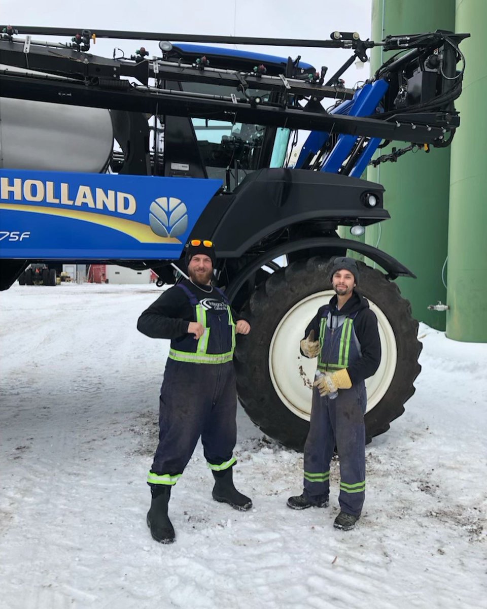 CarrotRiverTire's tweet photo. Here is something we don’t usually do in December. Casey and Jon were out in the Codette area yesterday to change out some sprayer tires. We just never know what the next phone call will bring. #service #integratire https://t.co/yf39FDYcFw