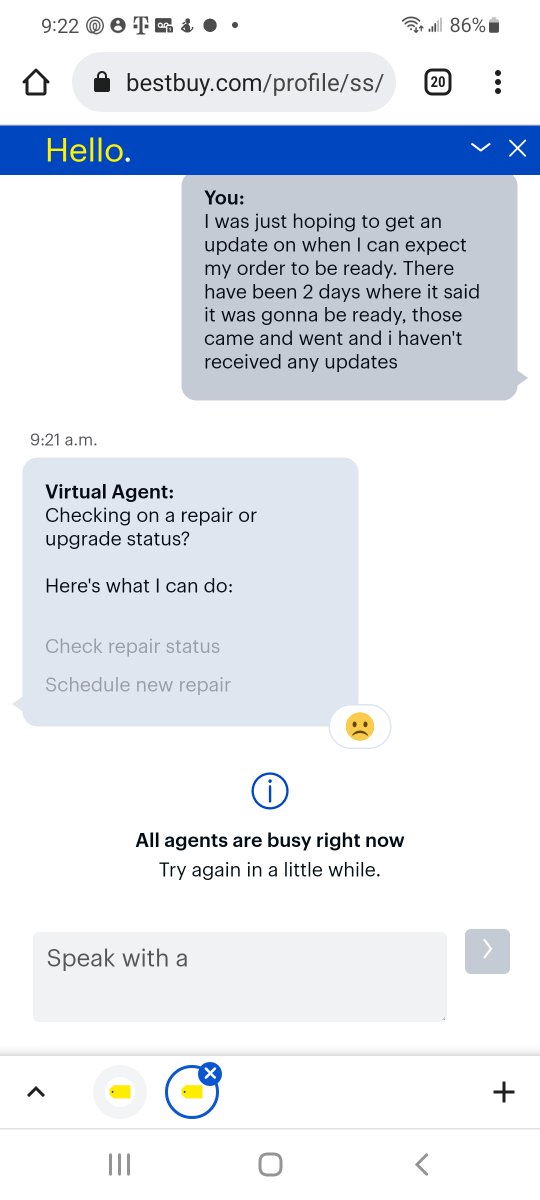 Hudsontheboy's tweet photo. @BestBuySupport I would just like an update on the product I ordered that twice now has said it'll be ready "today" and wasn't. https://t.co/sGFEb84KRm