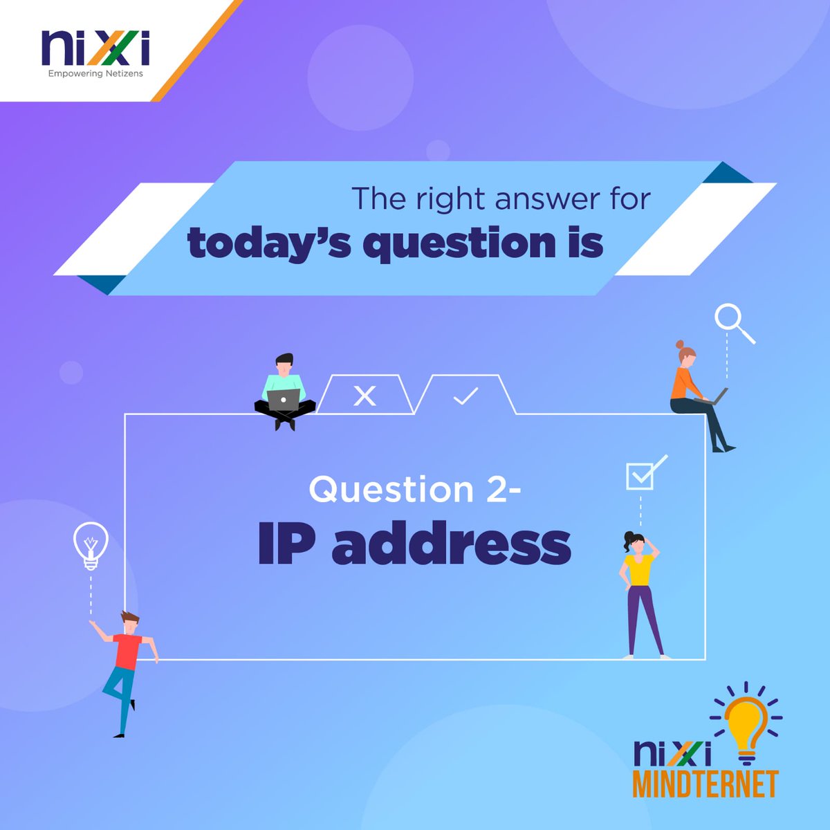 Here are the answers to this week’s questions. It's time for the test of luck now! Let's hold our breath and wait for the winners. The lucky draw reveals the final names today. 

#Mindternet #Quiz #Contest #Competition #Luckydraw #Internet