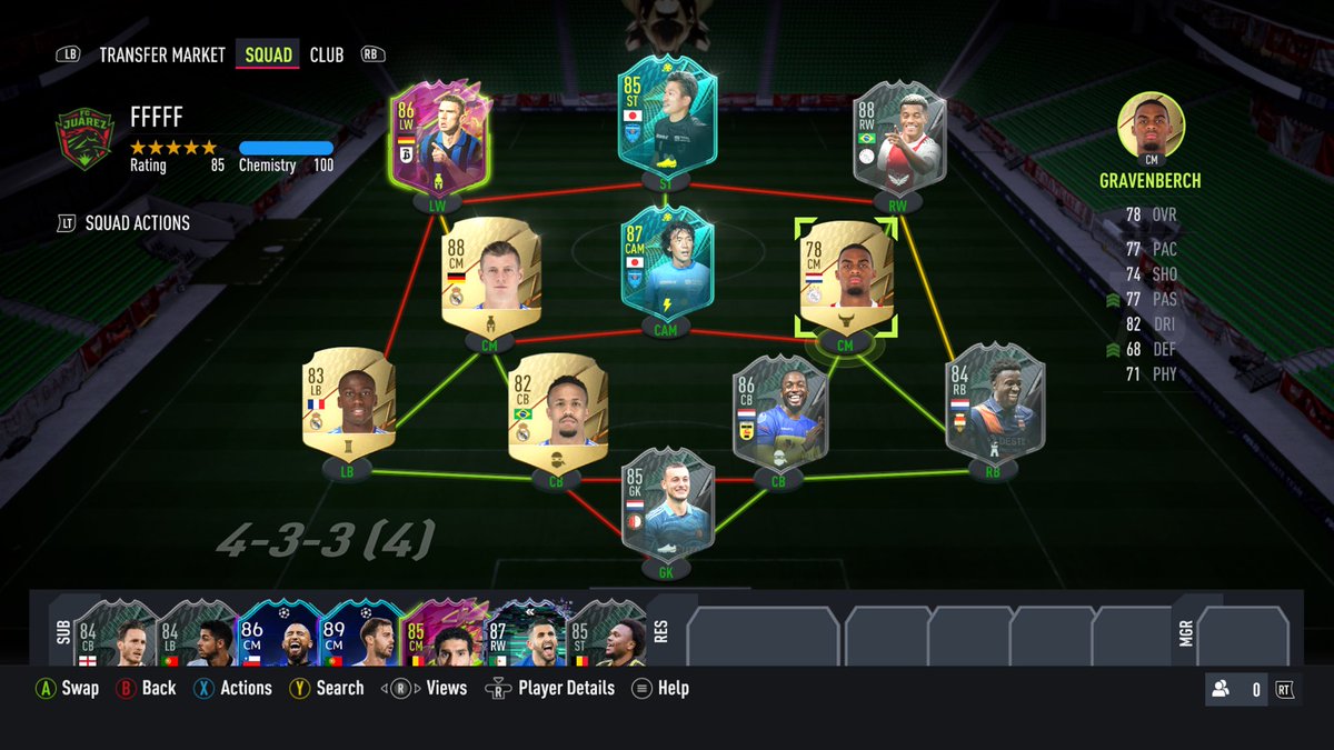king5950's tweet photo. @DannyAaronsFUT Hi. I’ve waited ages. This is my untradeable team. Second pic is in game. Love the work. https://t.co/B3PgQCrorm