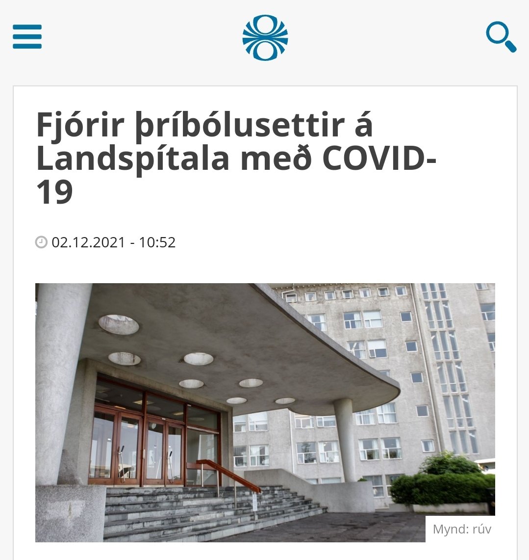 Ég legg til að bólusetningarpassinn miði við fjórbólusetta og spítalinn verði þannig varinn fyrir þessum þríbólusettu anti-vöxurum..