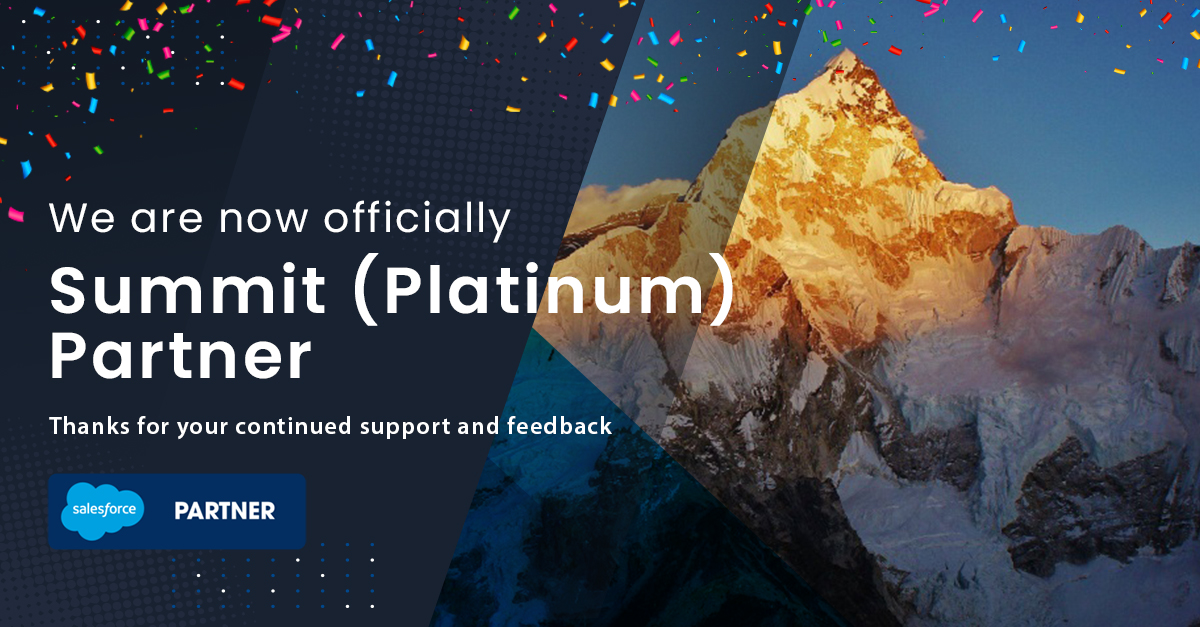 360 SMS App (@360smsapp) on Twitter photo We're finally at the #Summit!👏👏
As of today, we're <a href="/salesforce/">Salesforce</a> Summit (Platinum) Partner. ✌️
We feel grateful and indebted to all our teams, partners, customers, and Salesforce for their support over this 9-year long journey of growth.
Click Here: 👉 bit.ly/3Ekok7C We're finally at the #Summit!👏👏
As of today, we're <a href="/salesforce/">Salesforce</a> Summit (Platinum) Partner. ✌️
We feel grateful and indebted to all our teams, partners, customers, and Salesforce for their support over this 9-year long journey of growth.
Click Here: 👉 bit.ly/3Ekok7C