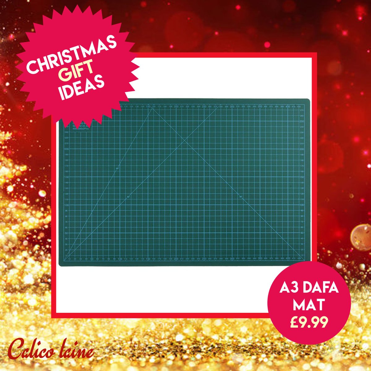 calicolaine's tweet image. ✨  CHRISTMAS GIFT IDEA ✨

A3 Dafa Cutting Mat

Manufactured by Dafa
450mm x 300mm

This is a self-healing, professional quality rotary mat. It is useful for protecting blades and surfaces with rotary cutters.

calicolaine.co.uk/a3-dafa-cuttin…

#calicolaine #dafa #cuttingmat #crafting