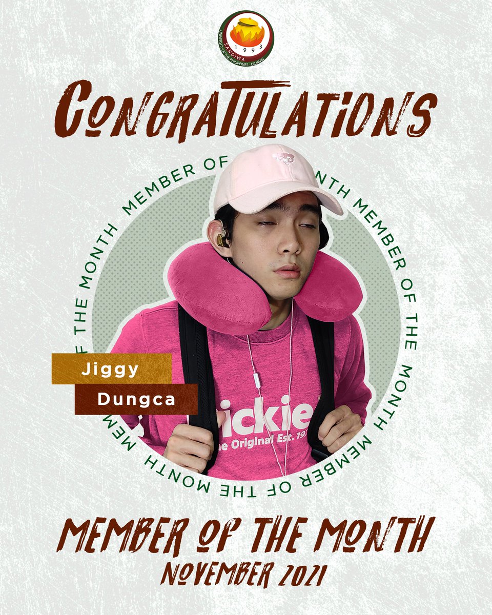 upsandiwa's tweet photo. This month is indeed an extraordinary and active month for our organization since we have TWO Members of the Month!
Congratulations to Ivan Gregory Dungca and Robert Sanders! We appreciate your hard work and sacrifices. You both are indeed role models for our members to emulate! https://t.co/kXTtz9DZQr