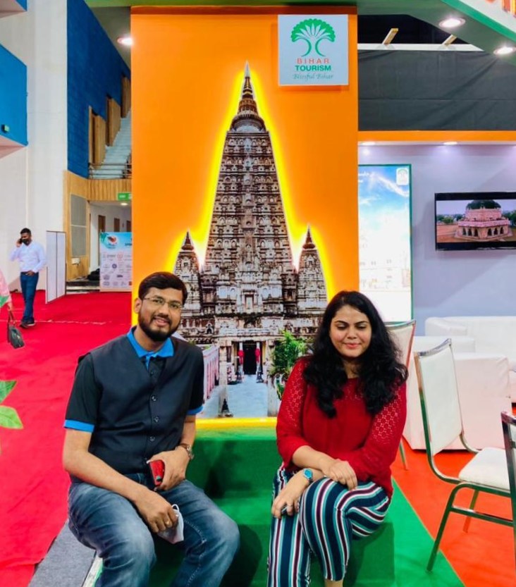 TourismBiharGov's tweet photo. The first day of the #TTI and #OTI Expo &amp; Conference unfolded with #BiharTourism making a delightful footprint among the attendees at the Dr. SP Mukherjee AC Stadium, Goa.

#blissfulbihar #travelconference #goa #event https://t.co/mXy0wdCTda
