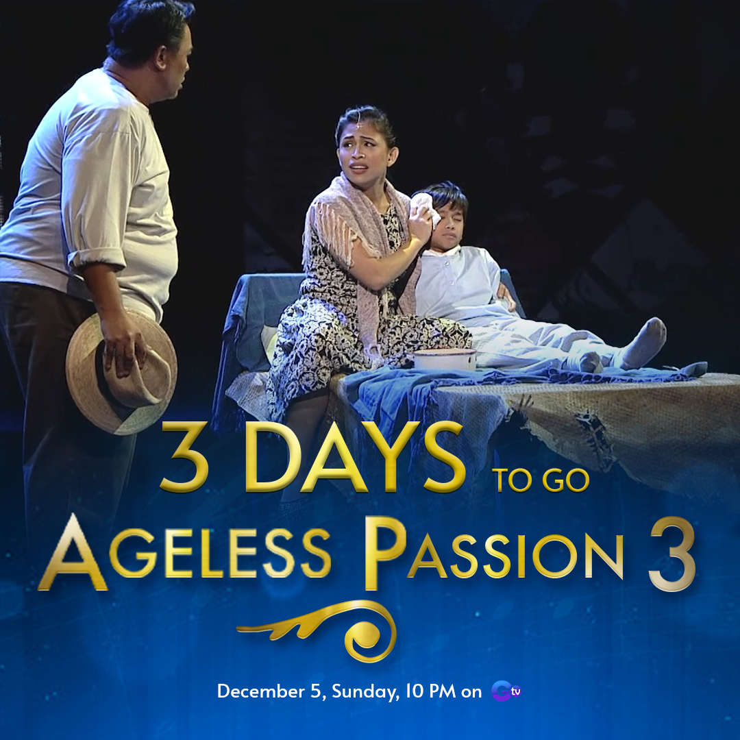 Only 3 days left 'til we see retired Chief Justice Artemio V. Panganiban’s humble beginnings brought to life on stage! 

With NEW MUSIC by National Artist Ryan Cayabyab, catch #AgelessPassion3 this Sunday, 10 PM on GTV.

READ: bit.ly/3EfUpNP